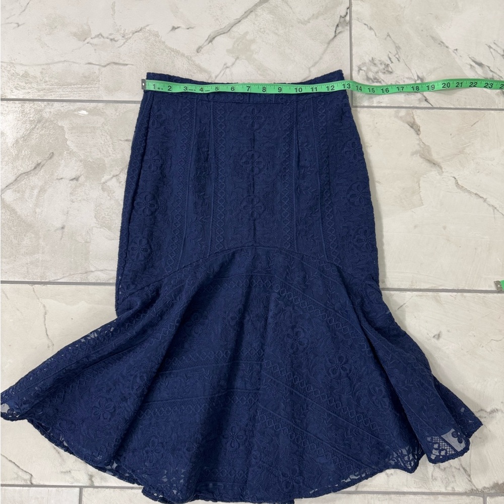 Rachel Parcell Embroidered Trumpet Skirt Size XXS